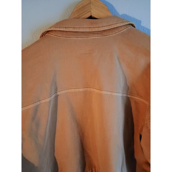 Jjill Xl Women's Jacket Toffee Brown Cotton Button Front Classic - Picture 9 of 11